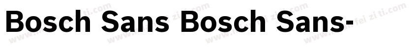 Bosch Sans Bosch Sans字体转换